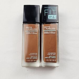 FIRM PRICE 🔥Maybelline Fit Me Matte + Poreless Foundation 358 BUNDLE OF 2